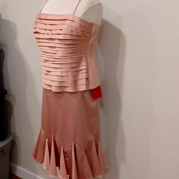 JS Collections 3 Piece Satin Mother of the Bride Suit NEW- Sz. 16 - Picture 8 of 14